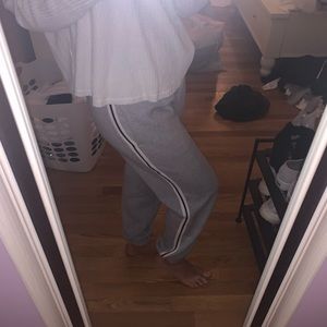 Brandy Melville striped joggers